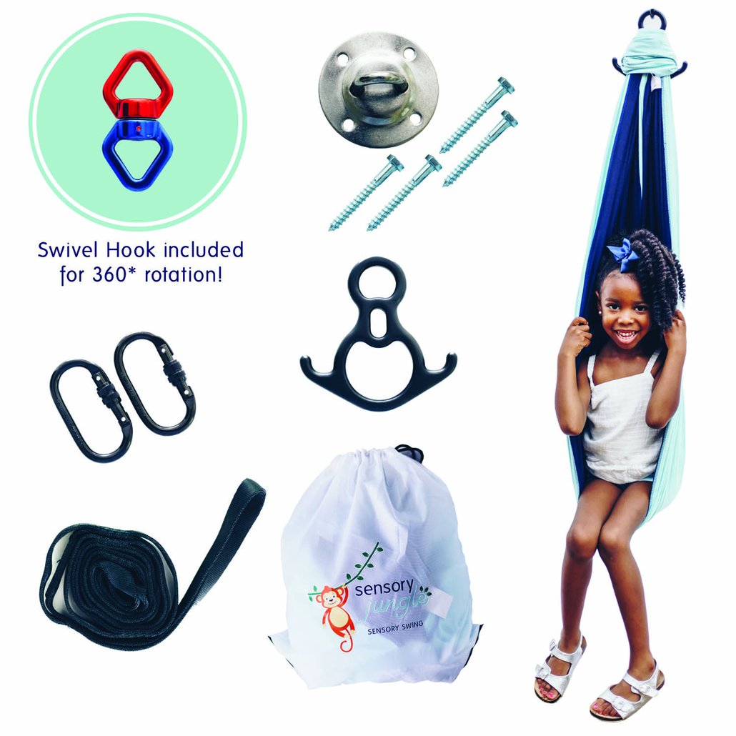 Sensory Compression Swing &amp; 360* Swivel Hook