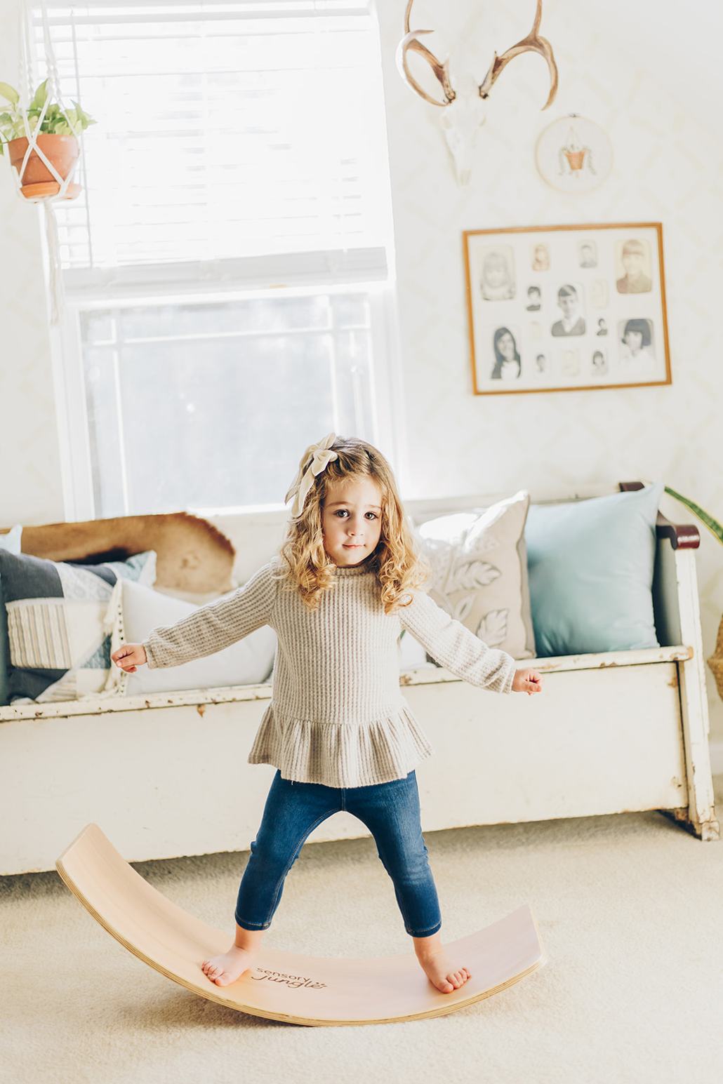 Wooden Rocker Balance Board